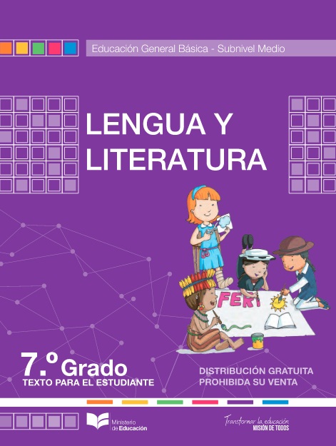 Lengua Y Literatura. 7mo Grado. Texto Del Estudiante | Guao